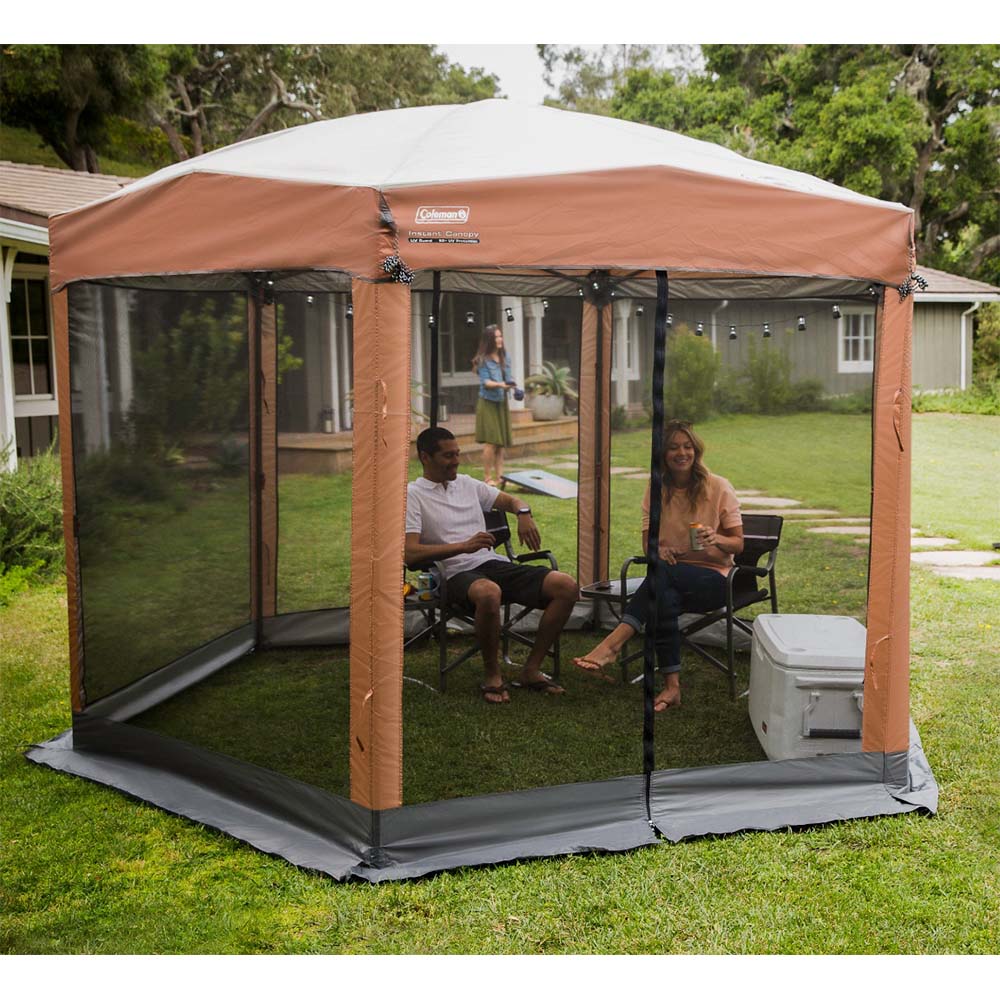 Coleman Shelter 12 x 10 Back Home Screened Sun Shelter w/Instant Setup [2000037313]