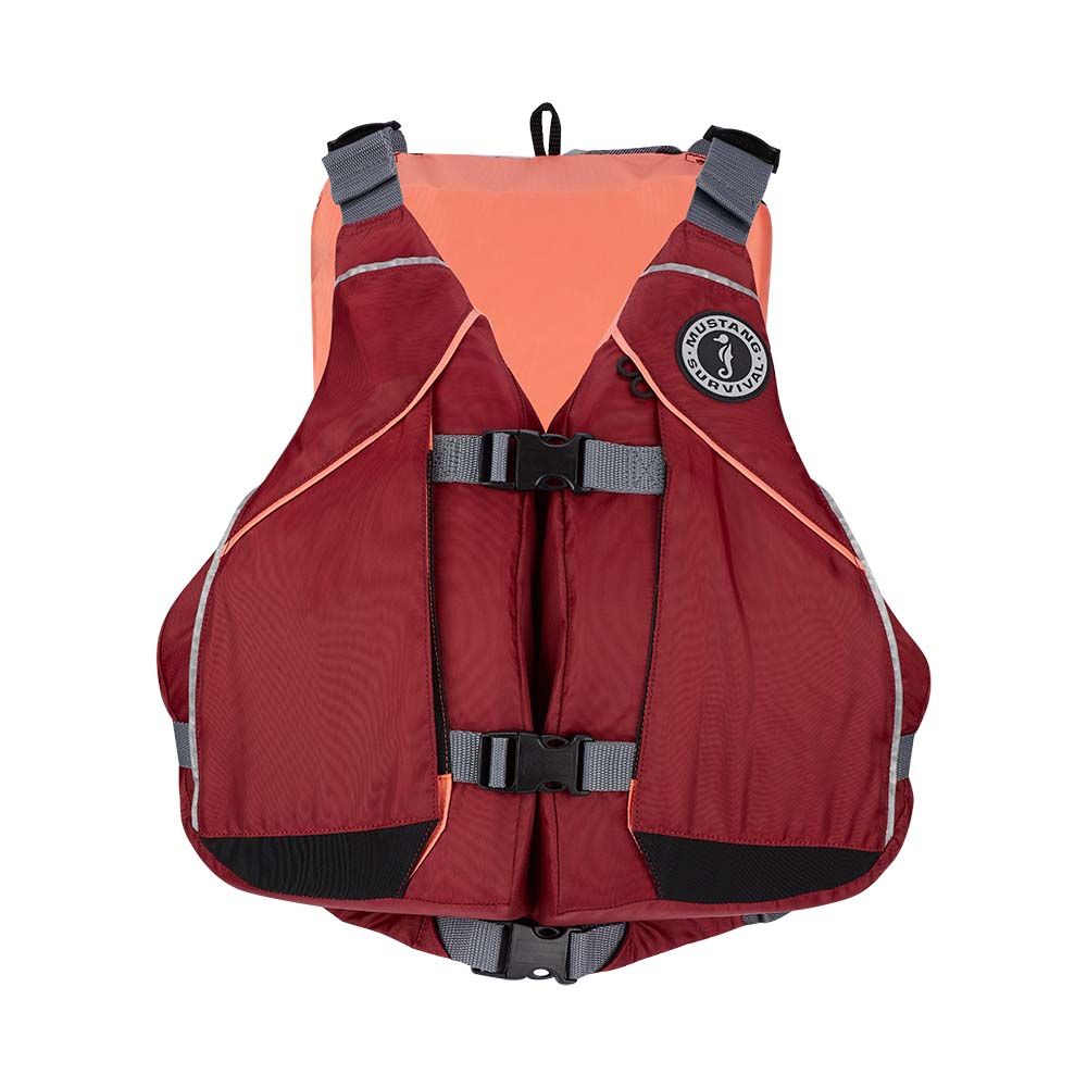 Mustang Womens Moxie Foam Vest - Merlot/Coral - XL/XXL [MV807MMS-857-XL/XXL-253]