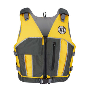 Mustang Reflex Foam Vest - Yellow/Grey - XL/XXL [MV7020-222-XL/XXL-216]