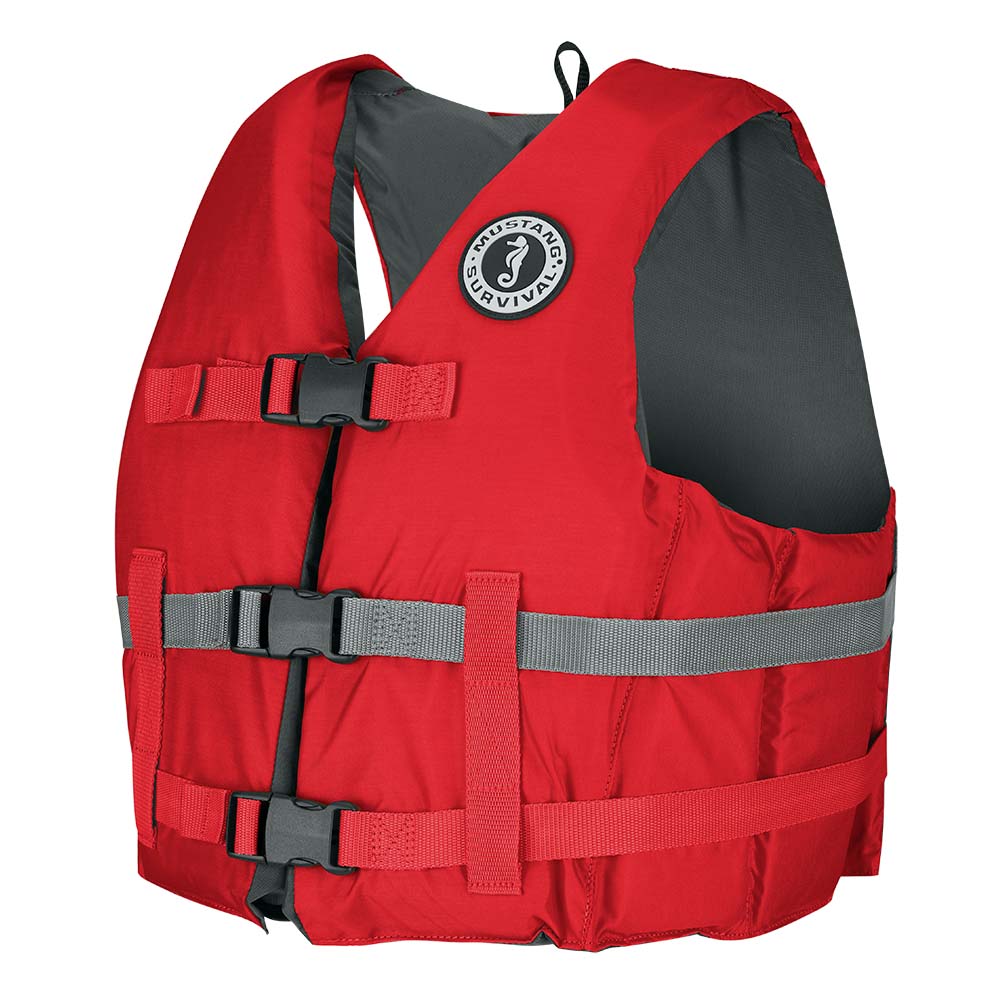 Mustang Livery Foam Vest - Red -  Medium/Large [MV701DMS-4-M/L-216]