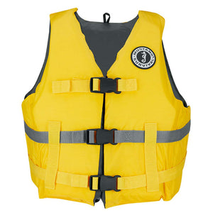 Mustang Livery Foam Vest - Yellow - Medium/Large [MV701DMS-25-M/L-216]