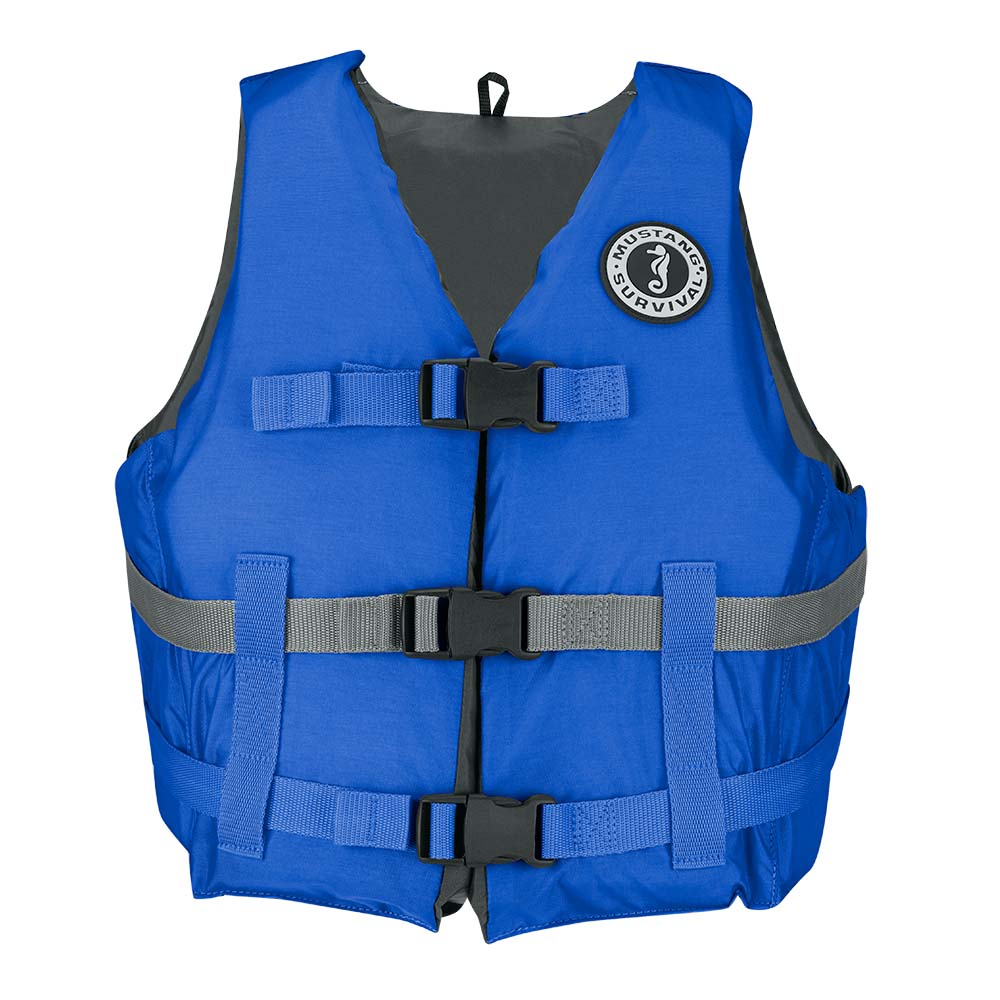 Mustang Livery Foam Vest - Blue - Medium/Large [MV701DMS-131-M/L-216]