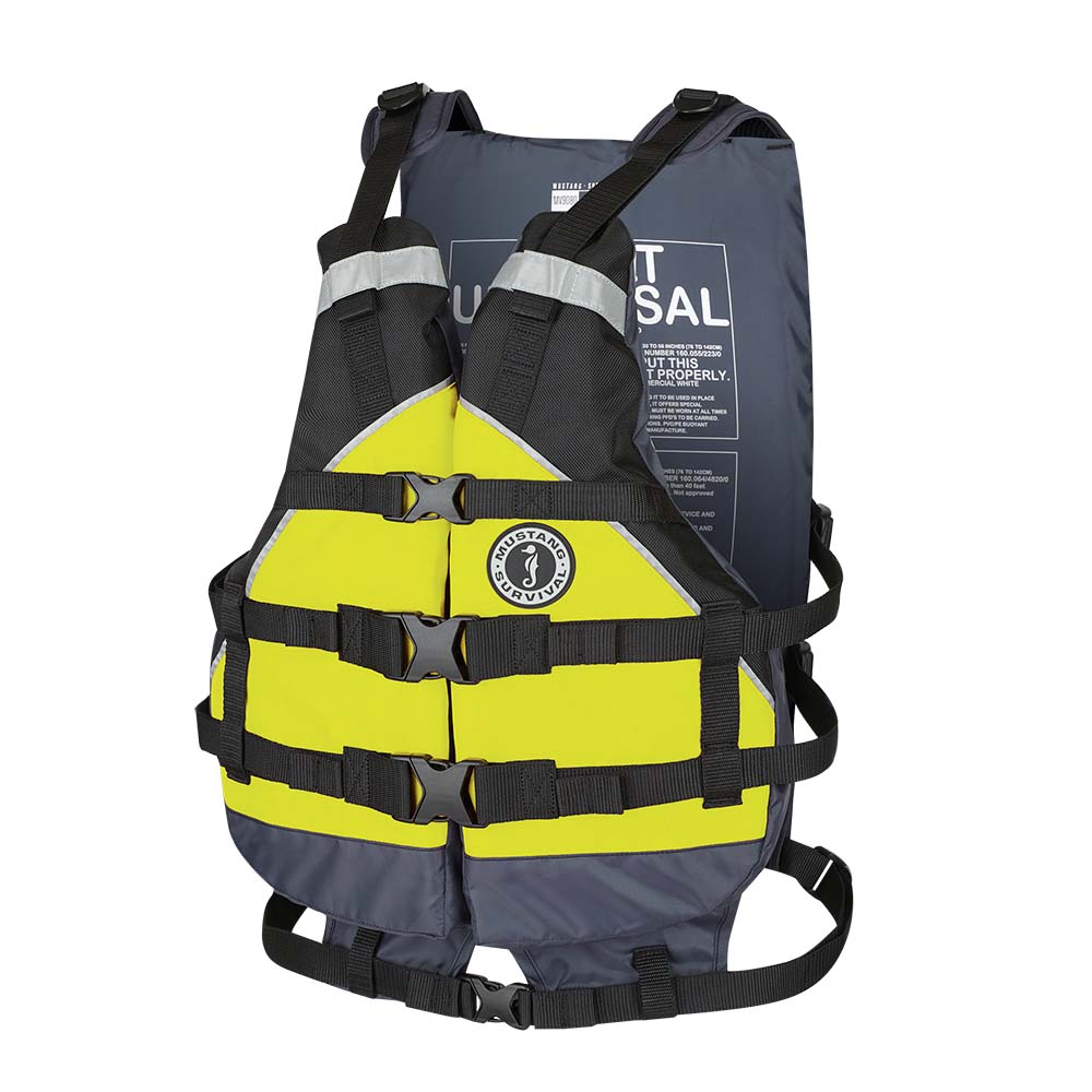 Mustang Canyon V Foam Vest - Universal Youth - Yellow/Black [MV9070-124-0-253]