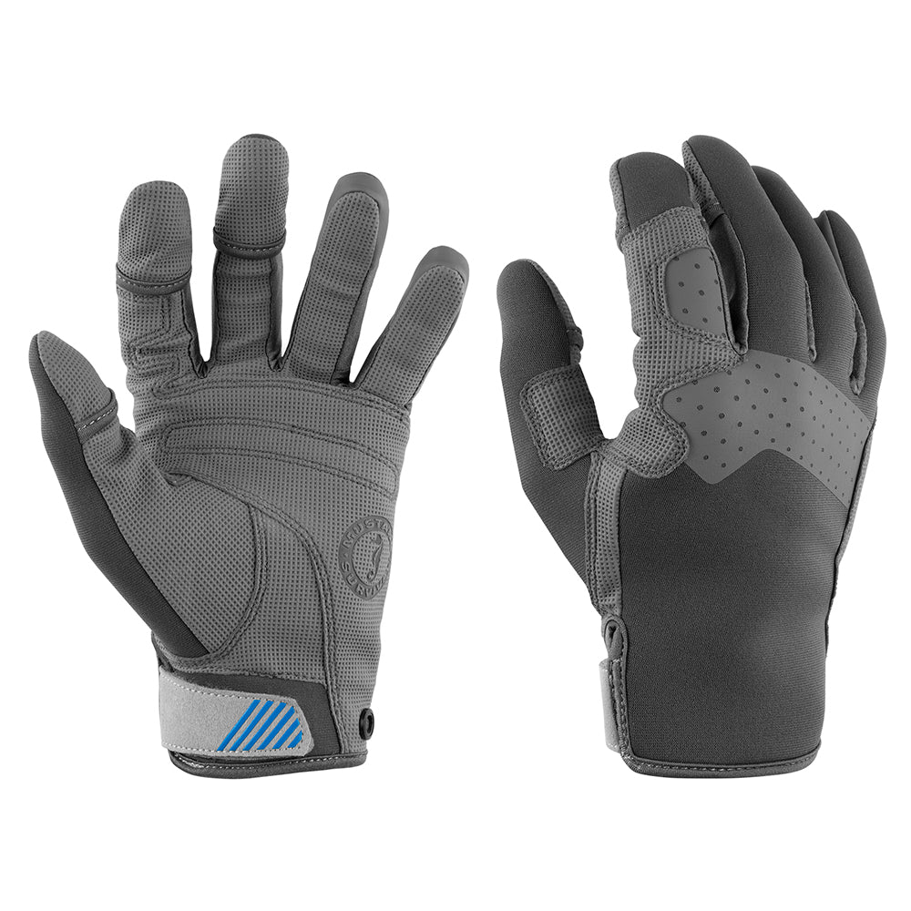 Mustang Traction Closed Finger Gloves - Grey/Blue - XL [MA600302-269-XL-267]