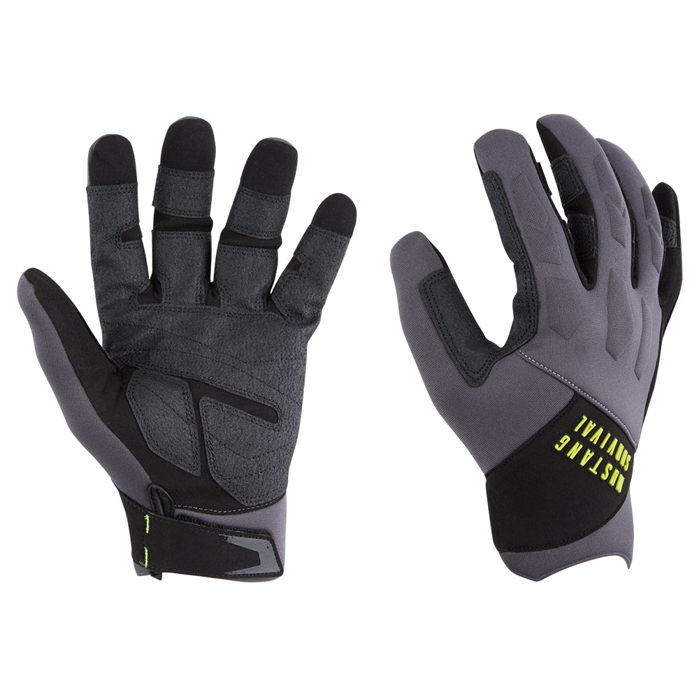 Mustang EP 3250 Full Finger Gloves - Grey/Black - Small [MA600502-262-S-267]