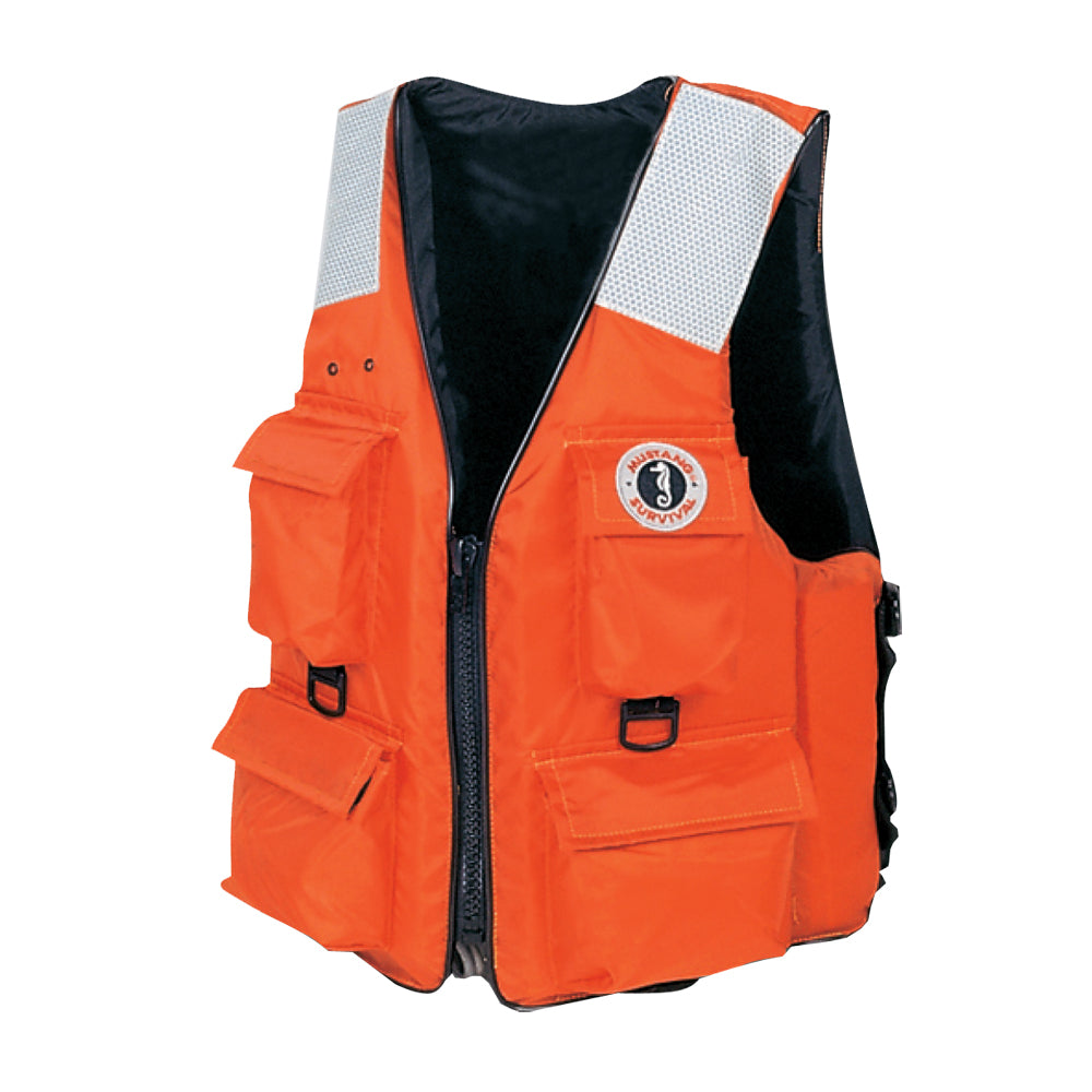 Mustang 4-Pocket Flotation Vest - Orange - XXL [MV3128T2-2-XXL-216]