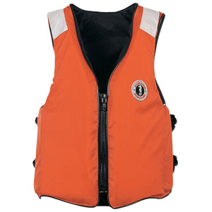 Mustang Classic Industrial Flotation Vest w/SOLAS Tape - Orange - Small [MV3196T2-2-S-216]