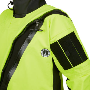 Mustang Sentinel Series Water Rescue Dry Suit - Fluorescent Yellow Green-Black - XS Long [MSD62403-251-XSL-101]