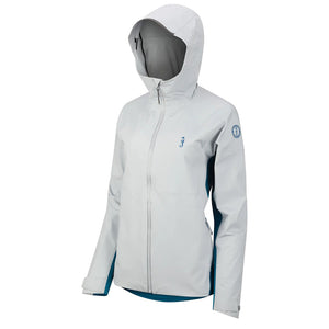 Mustang Womens Callan Waterproof Jacket - (Mid Grey - Ocean Blue) - Large [MJ2950-293-L-240]